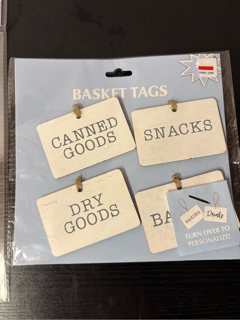 Farmhouse Pantry Organization Labels & Basket Tags Bundle NWT - Picture 3 of 7